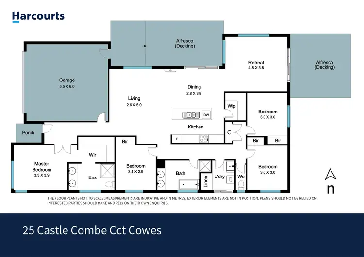 Floorplan of Homely house listing, 25 Castle Combe Circuit, Cowes VIC 3922