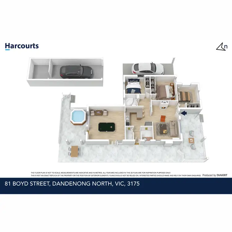 Floorplan of Homely house listing, 81 Boyd Street, Dandenong North VIC 3175