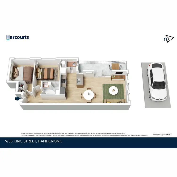 Floorplan of Homely apartment listing, 9/38 King Street, Dandenong VIC 3175