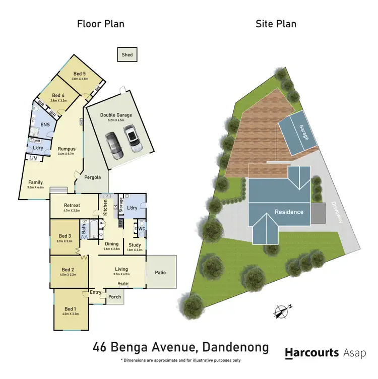 Floorplan of Homely house listing, 46 Benga Avenue, Dandenong VIC 3175