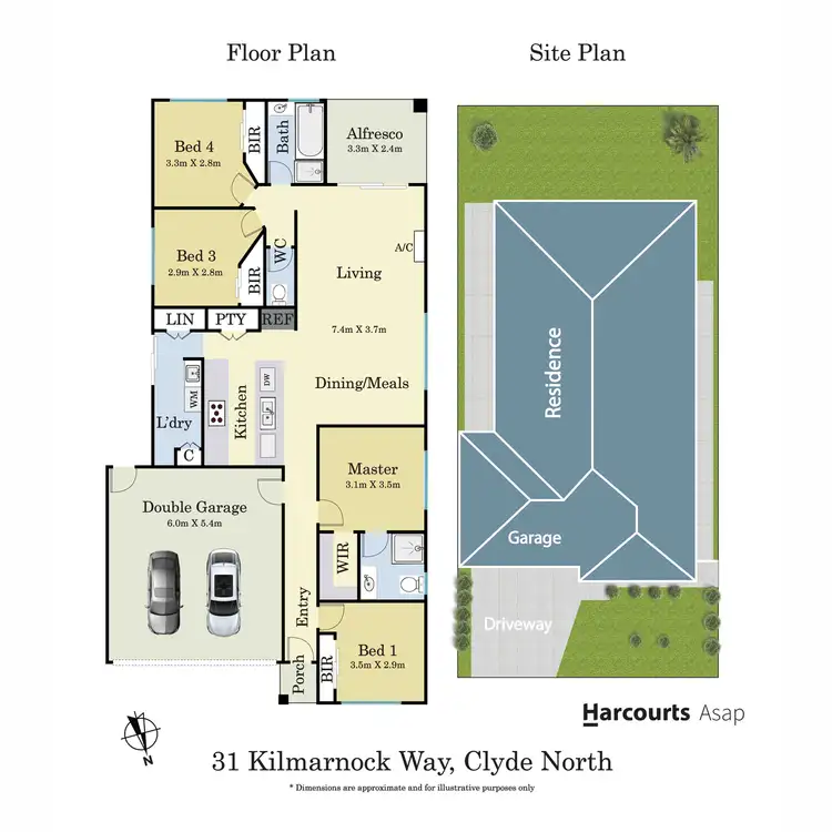 Floorplan of Homely house listing, 31 Kilmarnock Way, Clyde North VIC 3978