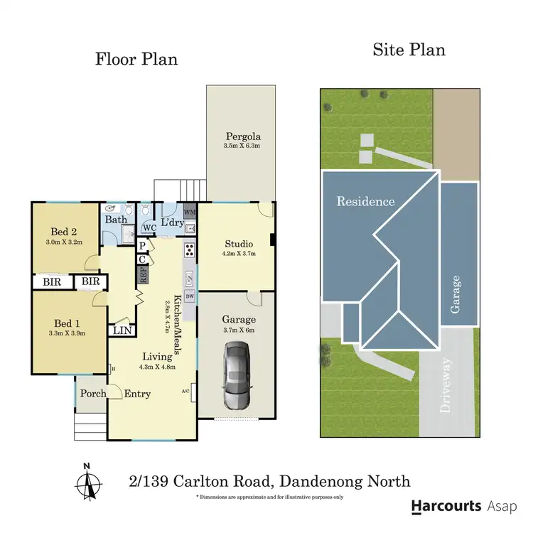 Floorplan of Homely unit listing, 2/139 Carlton Road, Dandenong North VIC 3175