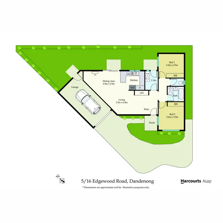 Floorplan of Homely unit listing, 5/16 Edgewood Road, Dandenong VIC 3175