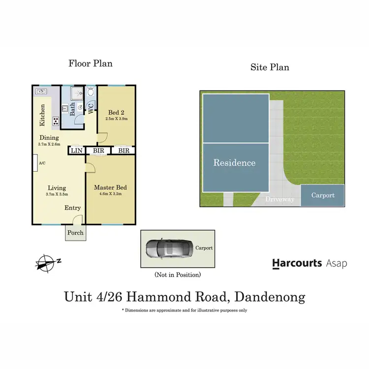 Floorplan of Homely unit listing, 4/26 Hammond Road, Dandenong VIC 3175