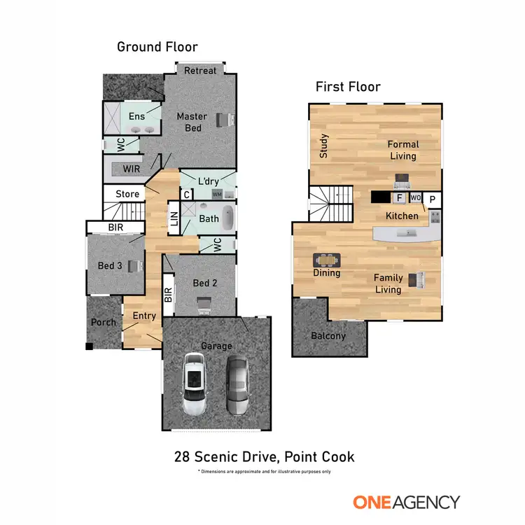 Floorplan of Homely house listing, 28 Scenic Drive, Sanctuary Lakes VIC 3030