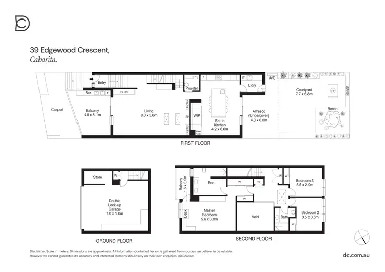 Floorplan of Homely house listing, 39 Edgewood Crescent, Cabarita NSW 2137