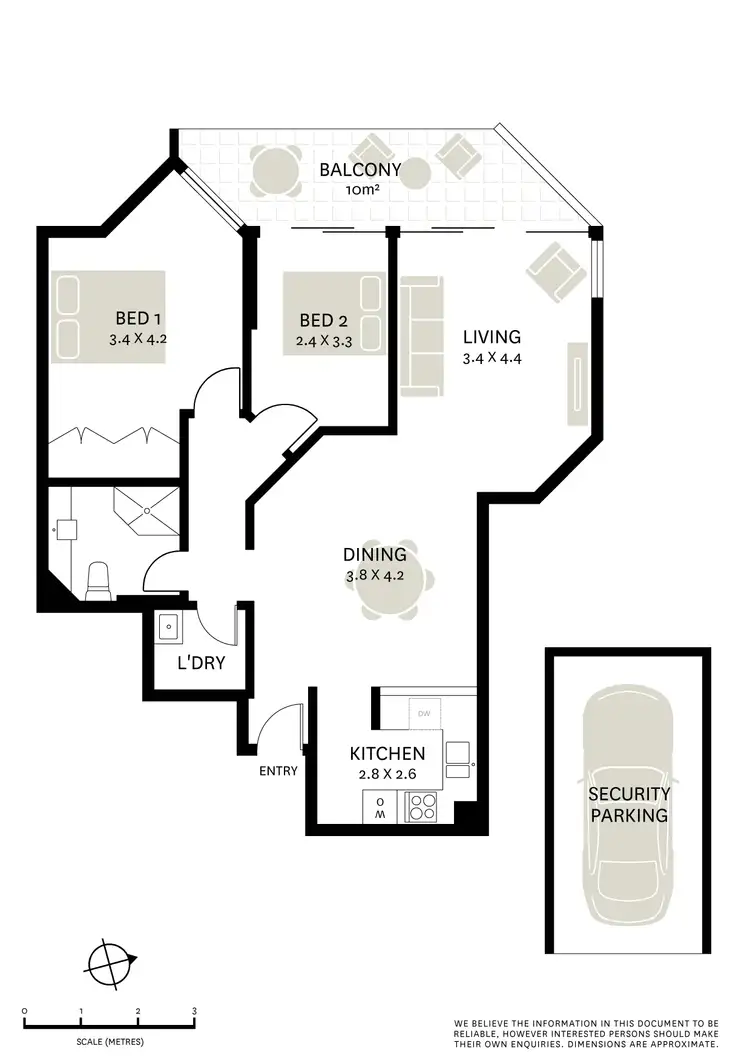 Floorplan of Homely apartment listing, 1104/156-160 Goulburn Street, Surry Hills NSW 2010