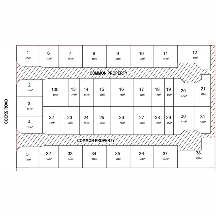Floorplan of Homely land listing, 10 Freeman Court, Urraween QLD 4655