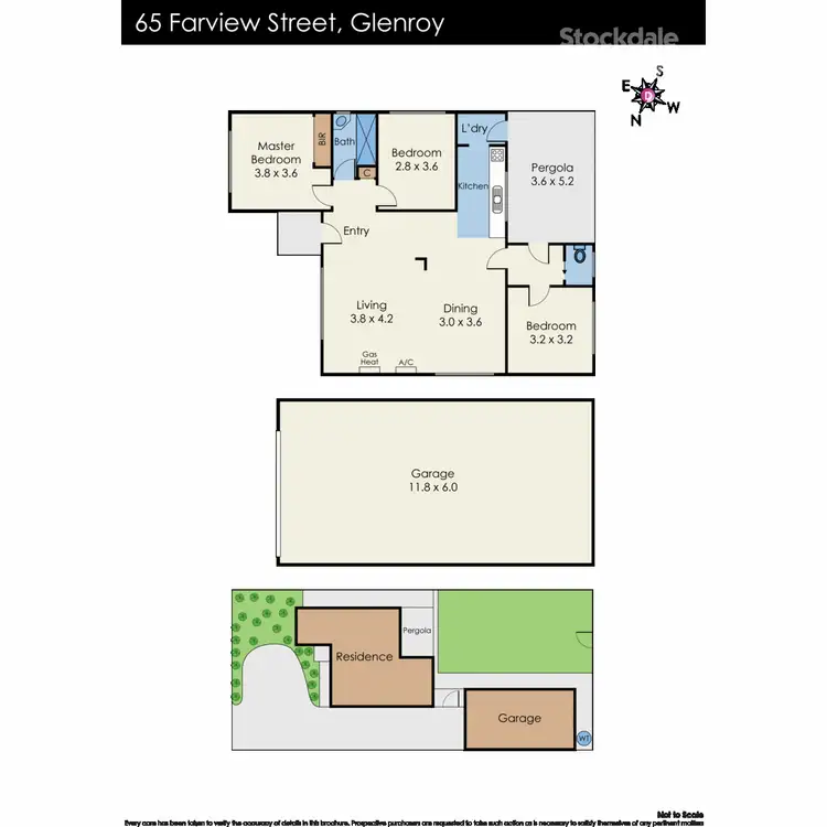 Floorplan of Homely house listing, 65 Farview Street, Glenroy VIC 3046