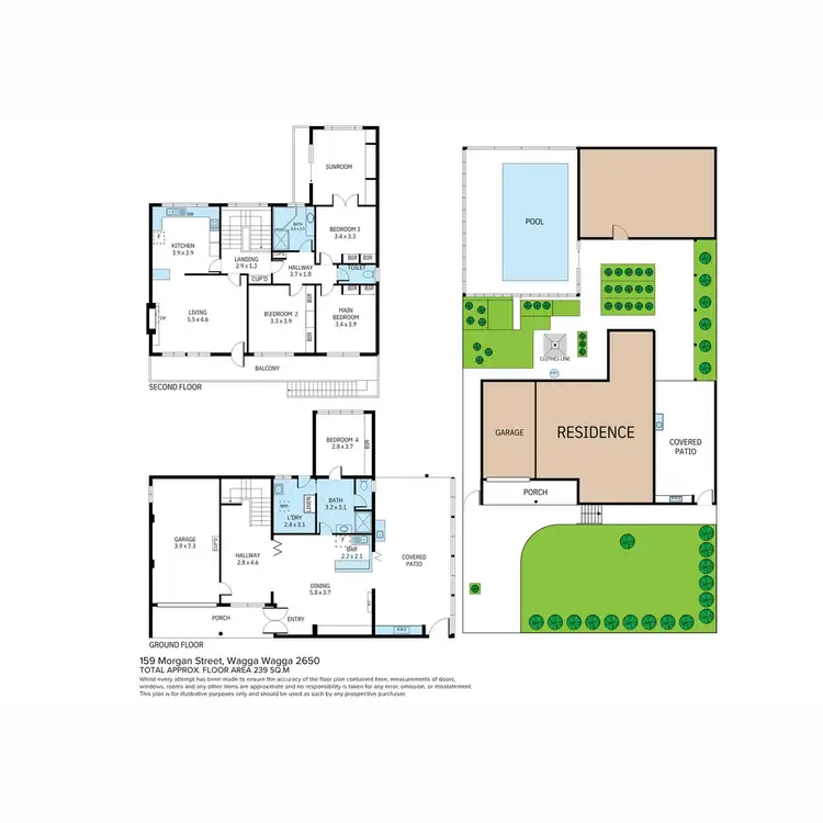 Floorplan of Homely house listing, 159 Morgan Street, Wagga Wagga NSW 2650