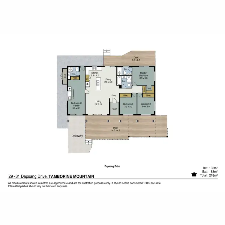Floorplan of Homely house listing, 29-31 Dapsang Drive, Tamborine Mountain QLD 4272