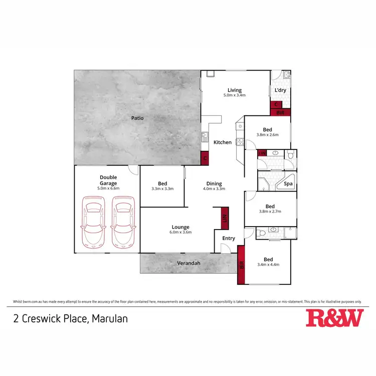 Floorplan of Homely house listing, 2 Creswick Place, Marulan NSW 2579