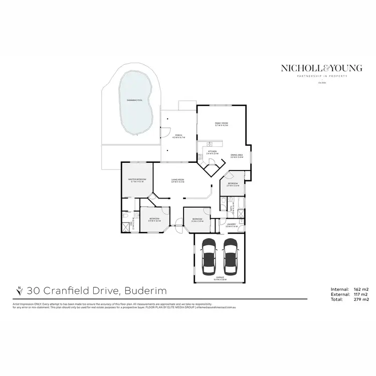 Floorplan of Homely house listing, 30 Cranfield Drive, Buderim QLD 4556