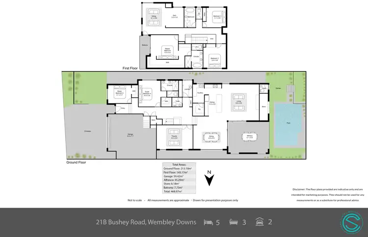 Floorplan of Homely house listing, 21B Bushey Road, Wembley Downs WA 6019