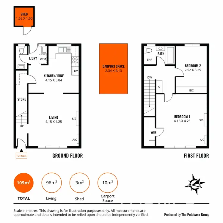 Floorplan of Homely townhouse listing, 9/7-11 Findon Road, Woodville South SA 5011