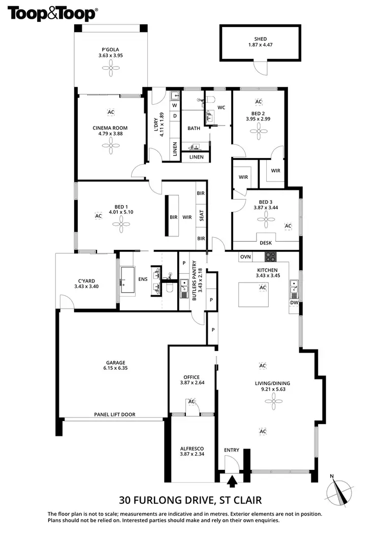 Floorplan of Homely house listing, 30 Furlong Drive, St Clair SA 5011
