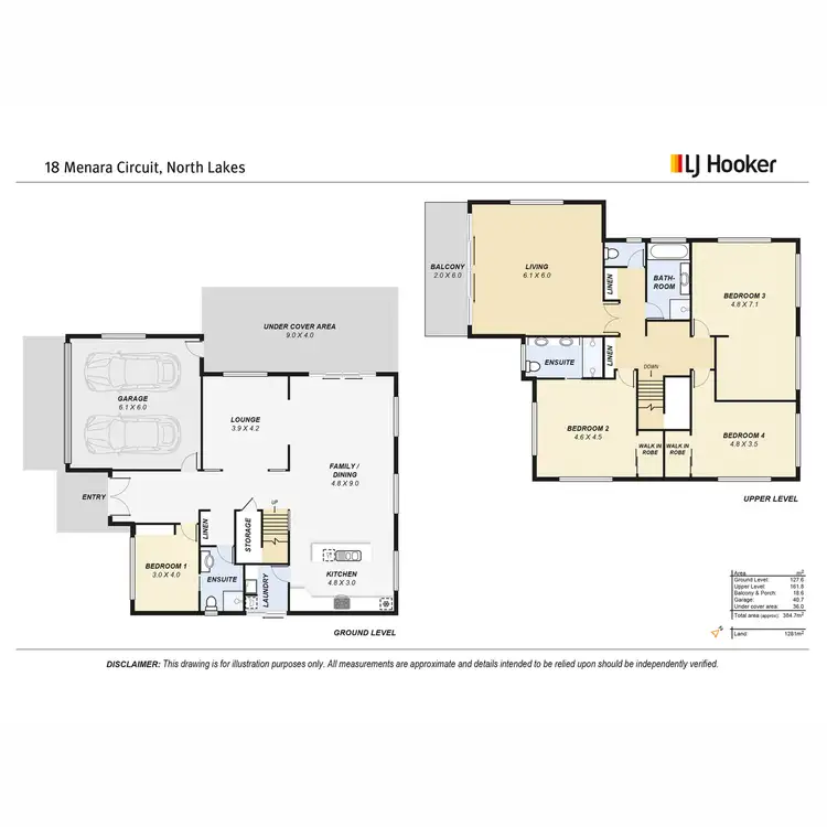 Floorplan of Homely house listing, 18 Menara Circuit, North Lakes QLD 4509