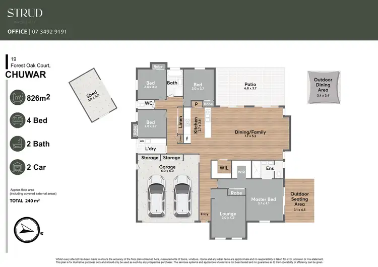 Floorplan of Homely house listing, 19 Forest-Oak Court, Chuwar QLD 4306