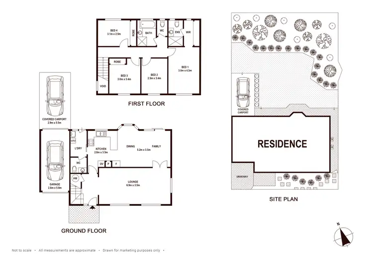 Floorplan of Homely townhouse listing, 5/68-70 Duffy Avenue, Thornleigh NSW 2120