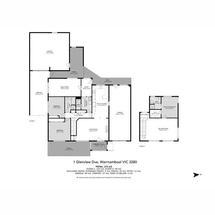 Floorplan of Homely house listing, 9 Glenview Drive, Warrnambool VIC 3280
