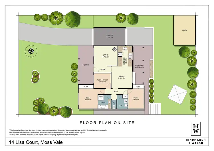 Floorplan of Homely house listing, 14 Lisa Court, Moss Vale NSW 2577