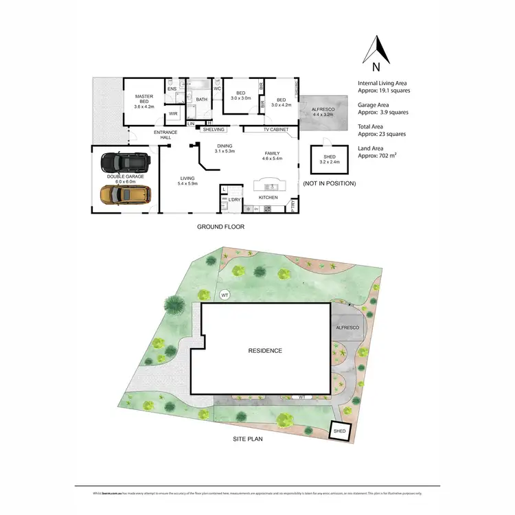 Floorplan of Homely house listing, 9 Dusky Drive, Safety Beach VIC 3936