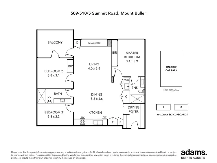 Floorplan of Homely apartment listing, 509-510/5 Summit Road, Mount Buller VIC 3723