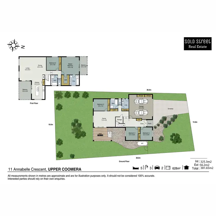 Floorplan of Homely house listing, 11 Annabelle Crescent, Upper Coomera QLD 4209