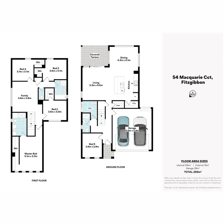 Floorplan of Homely house listing, 54 Macquarie Circuit, Fitzgibbon QLD 4018
