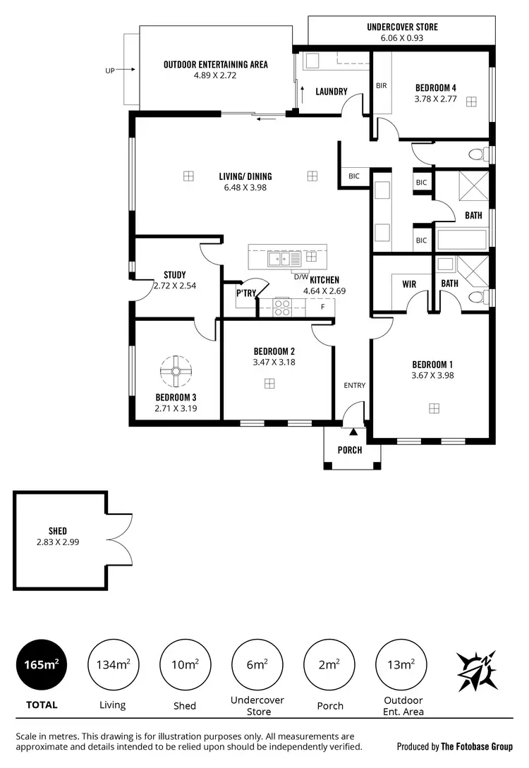 Floorplan of Homely house listing, 4 Douglas Avenue, Reynella SA 5161