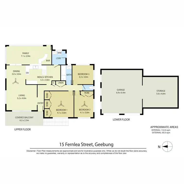 Floorplan of Homely house listing, 15 Fernlea Street, Geebung QLD 4034