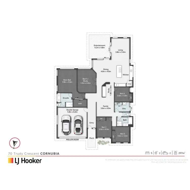 Floorplan of Homely house listing, 70 Trudy Crescent, Cornubia QLD 4130