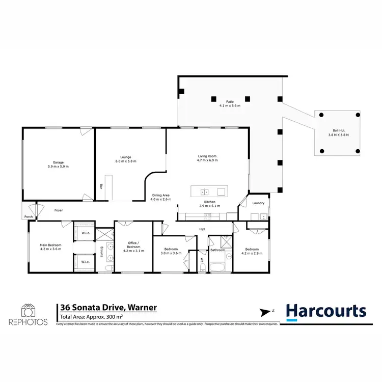 Floorplan of Homely house listing, 36 Sonata Drive, Warner QLD 4500