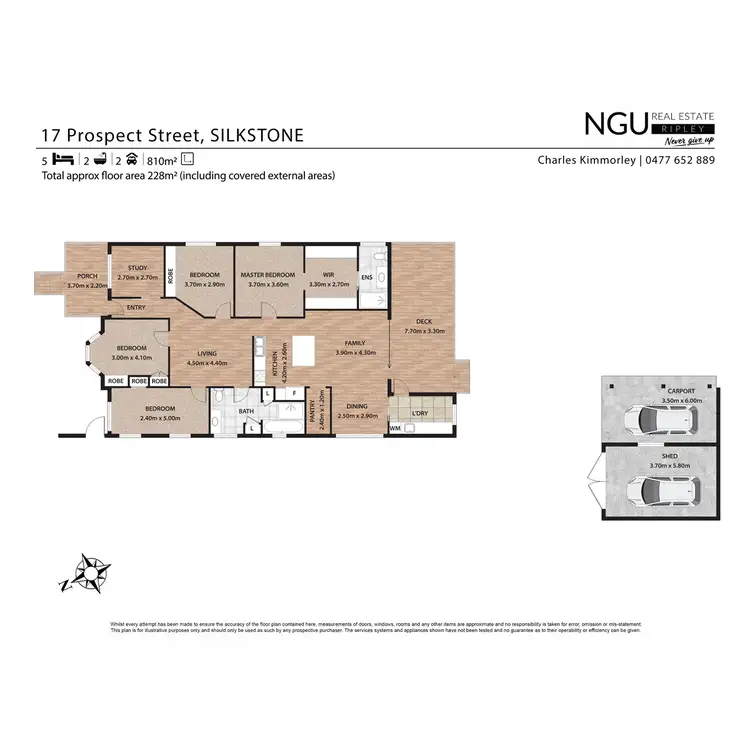 Floorplan of Homely house listing, 17 Prospect Street, Silkstone QLD 4304