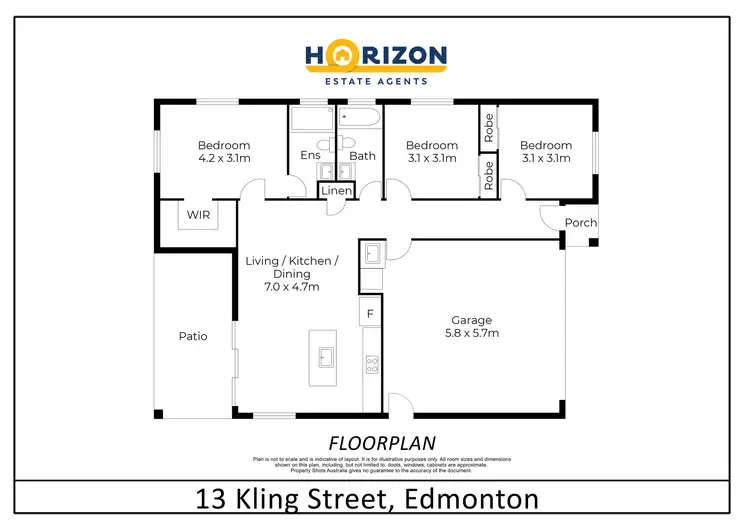 Floorplan of Homely house listing, 13 Kling Street, Edmonton QLD 4869