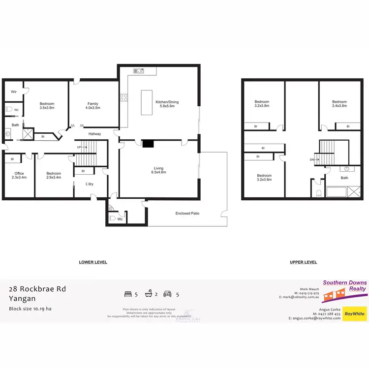 Floorplan of Homely rural property listing, 28 Rockbrae Road, Yangan QLD 4371