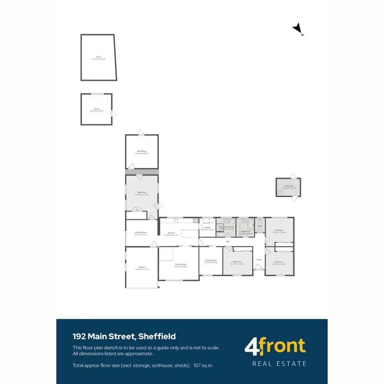 Floorplan of Homely house listing, 192 Main Street, Sheffield TAS 7306