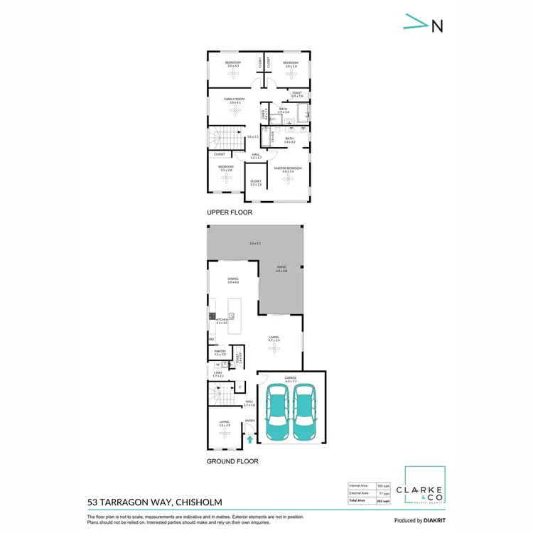 Floorplan of Homely house listing, 53 Tarragon Way, Chisholm NSW 2322