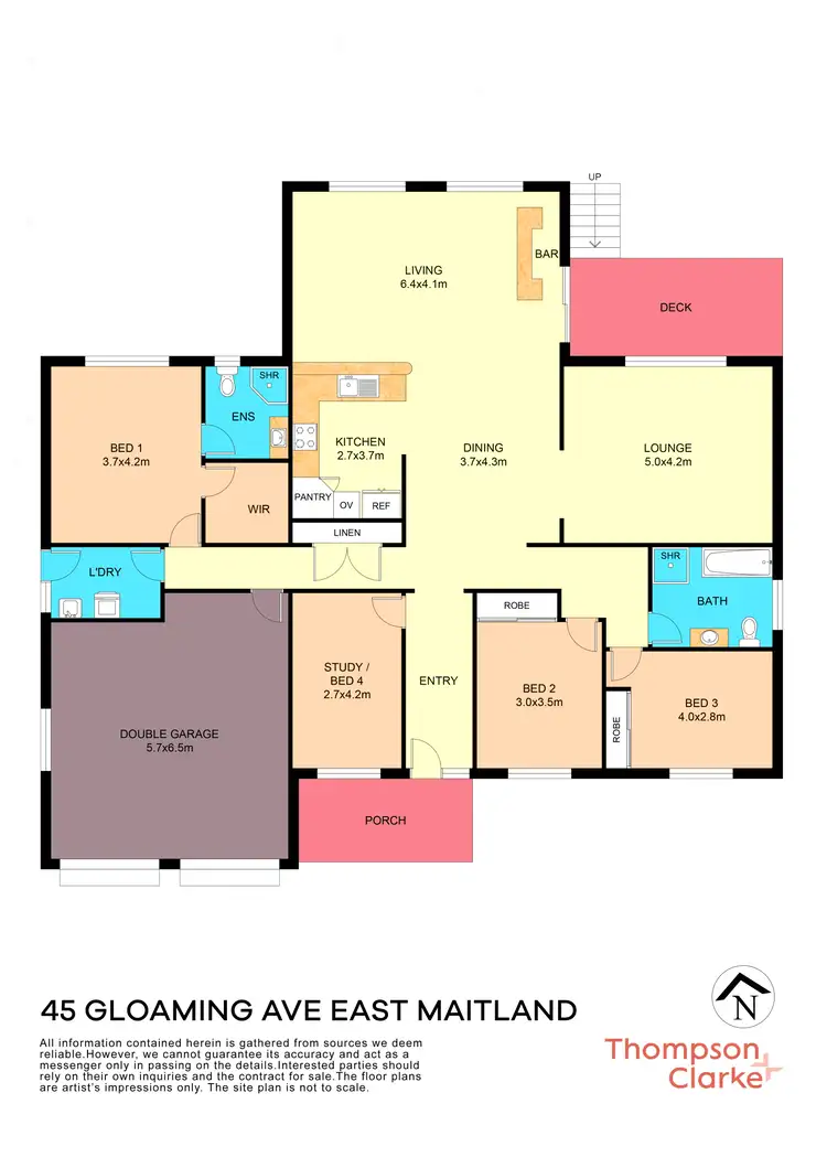 Floorplan of Homely house listing, 45 Gloaming Avenue, East Maitland NSW 2323