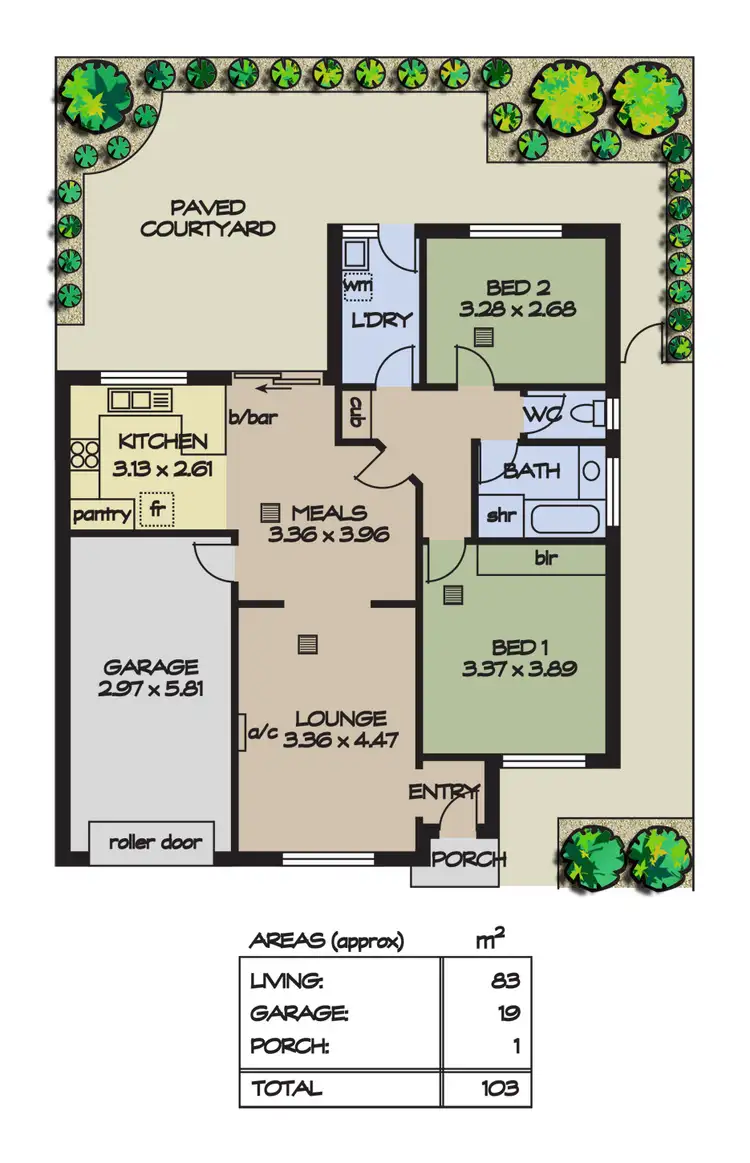 Floorplan of Homely house listing, 5/15 Wentworth Court, Golden Grove SA 5125