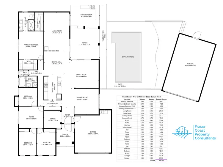 Floorplan of Homely house listing, 1 Noeme Street, Burrum Heads QLD 4659