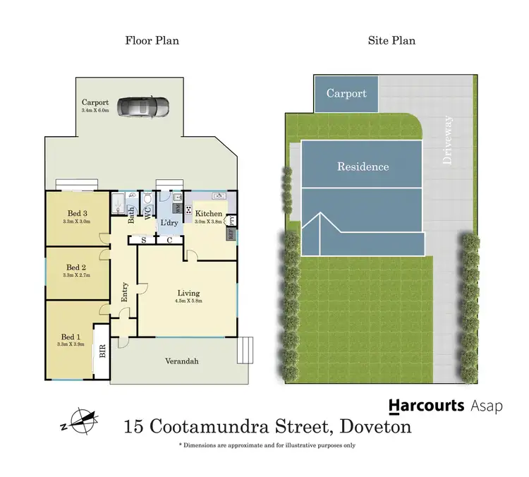 Floorplan of Homely unit listing, 15 Cootamundra Street, Doveton VIC 3177