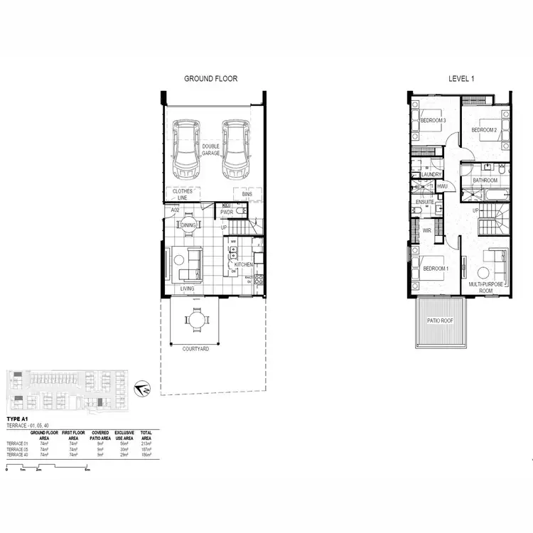 Floorplan of Homely townhouse listing, 18/182 Government Road, Richlands QLD 4077