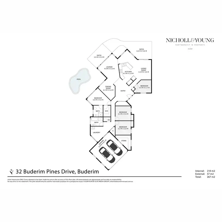 Floorplan of Homely house listing, 32 Buderim Pines Drive, Buderim QLD 4556