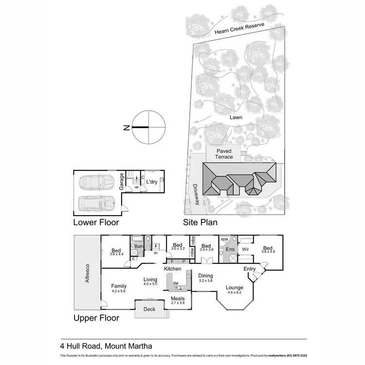 Floorplan of Homely house listing, 4 Hull Road, Mount Martha VIC 3934