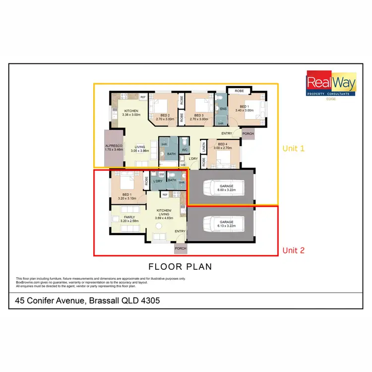 Floorplan of Homely house listing, 45 Conifer Avenue, Brassall QLD 4305