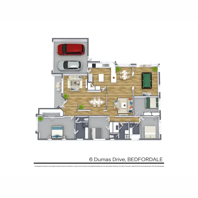 Floorplan of Homely house listing, 6 Dumas Drive, Bedfordale WA 6112
