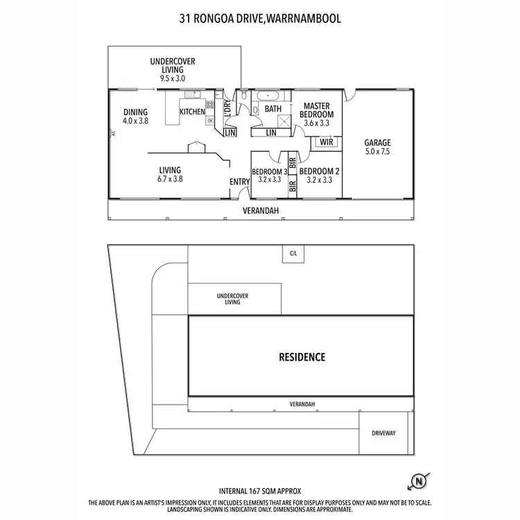 Floorplan of Homely house listing, 31 Rongoa Drive, Warrnambool VIC 3280
