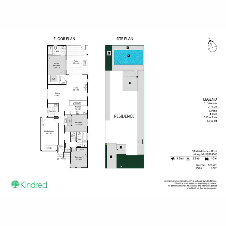 Floorplan of Homely house listing, 93 Meadowview Drive, Morayfield QLD 4506
