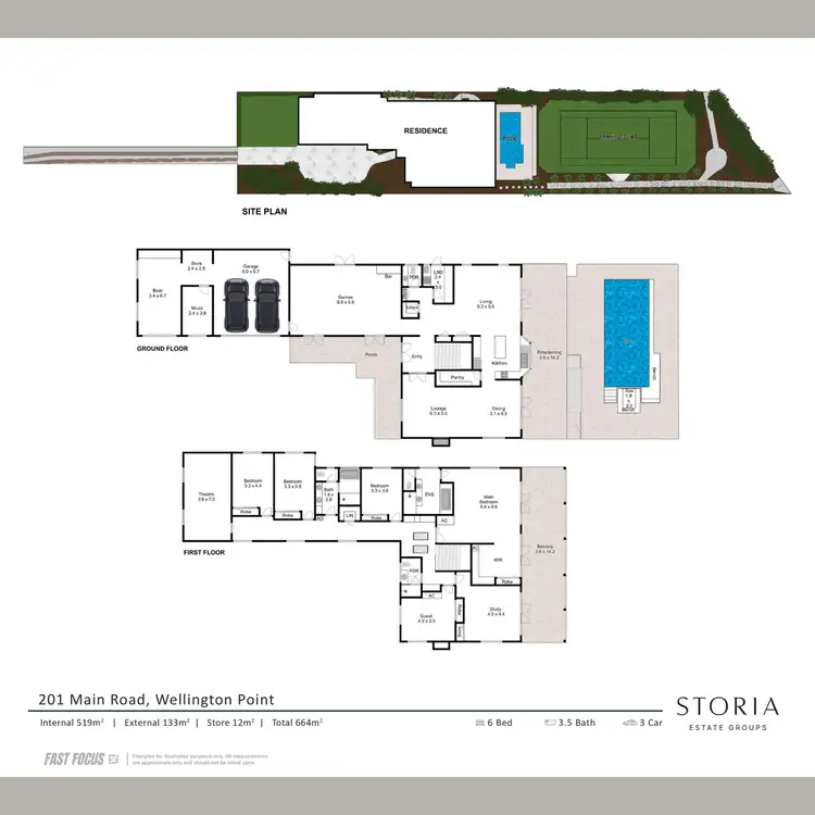 Floorplan of Homely house listing, 201-203 Main Road, Wellington Point QLD 4160